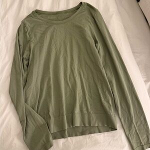 Athleta Green Long Sleeve Top